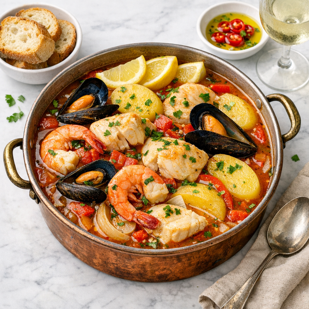 Portugiesischer Fischeintopf