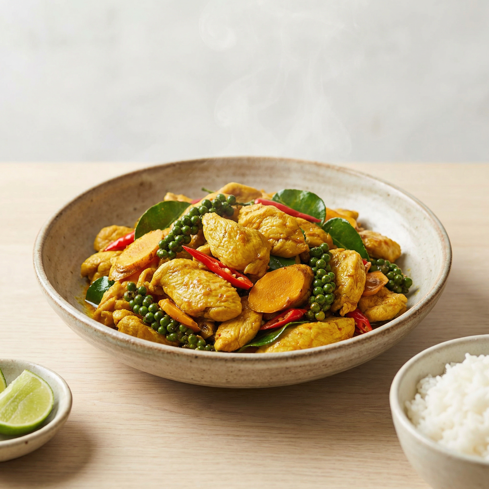 Schweinefleisch mit Gemüse, süß-sauer, scharf