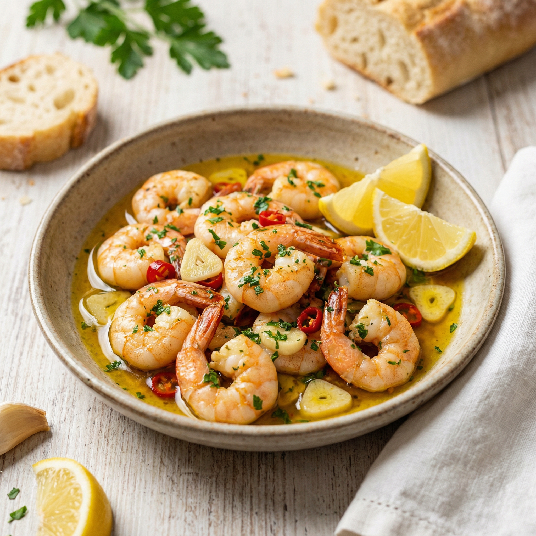 5. Scampi Pfanne